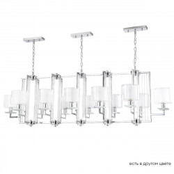 Подвесная люстра Crystal Lux Nicolas SP12 L1600 Nickel/White