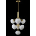 Подвесная люстра Crystal Lux ALICIA SP7 GOLD/WHITE