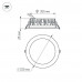 Встраиваемый светодиодный светильник Arlight LTD-220WH-Frost-30W White 110deg 021497