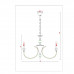 Подвесная люстра Arte Lamp Collinetta A4094LM-8WH