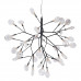 Подвесная люстра Crystal Lux Evita SP36 Black/Transparent