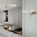 Бра Crystal Lux Luxury AP2 Gold