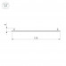 Профиль Arlight-верх TOP-LINIA140-С-2000 ANOD 016985
