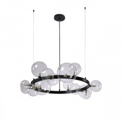 Подвесная люстра Crystal Lux Agata SP15 V2 Black/Transparente