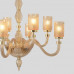Подвесная люстра Crystal Lux SILVESTRO SP8 AMBER