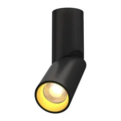 Накладной поворотный светильник под сменную лампу Ledron MJ1402 Black-Gold