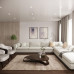 Потолочный встраиваемый гипсовый светильник Stellanova QUASAR 55 DUO FLAT