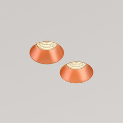 Stellanova QUASAR 80 DUO COPPER потолочный встраиваемый гипсовый светильник