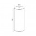 Накладной светодиодный светильник Ledron SLC7391/7W Black-White TRIAC 4000K